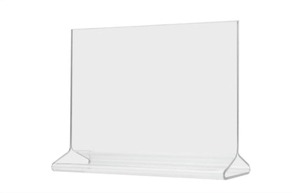 6"W x 4"H Sign Holder Top Load Double Sided Postcard Countertop Frame