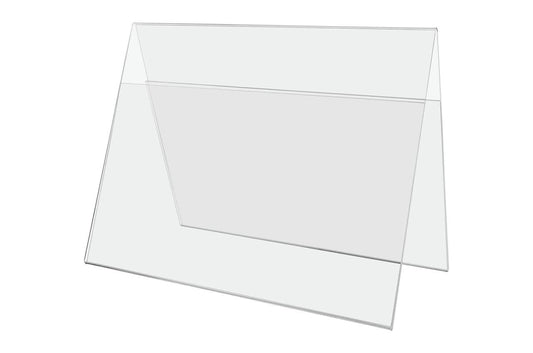 11"W x 8.5"H A Frame Sign Holder Double Sided Table Tent