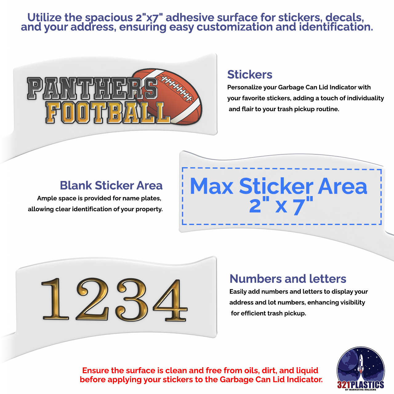 Trash Flag Indicator