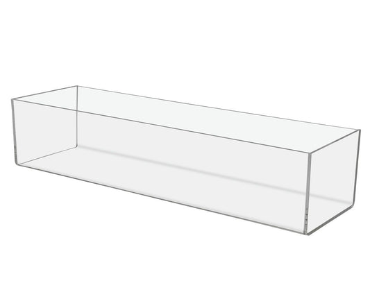 Storage Display Tray 15"W x 4.5"D Office Desktop Organizer