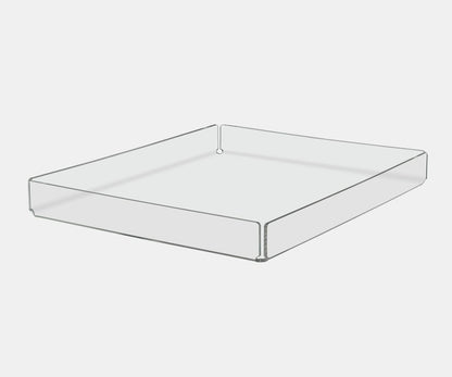 9"W x 1"H Cosmetic Storage Display Tray for Vanity Countertops