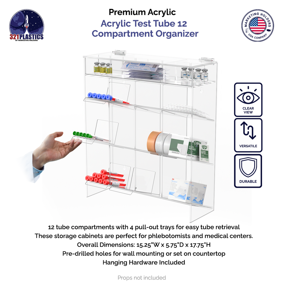 Acrylic Test Tube Organizers & Specimen Racks | Lab & Clinical Supply ...