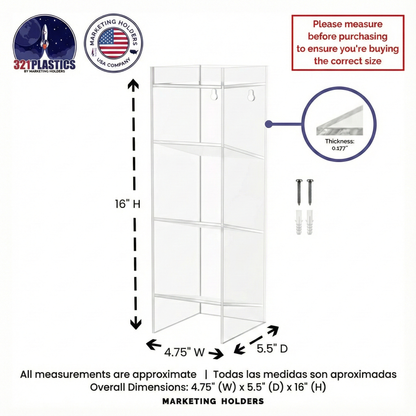 TUBE-3 COMPARTMENT image with diminsions 