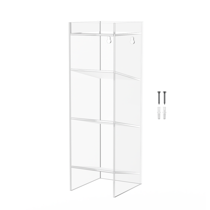 Acrylic Test Tube 3 Compartment Organizer