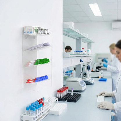 Acrylic Test Tube 3 Compartment Organizer