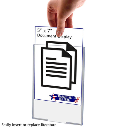 TRU-VU® 5"W x 7"H Sign Display Image Sleeve