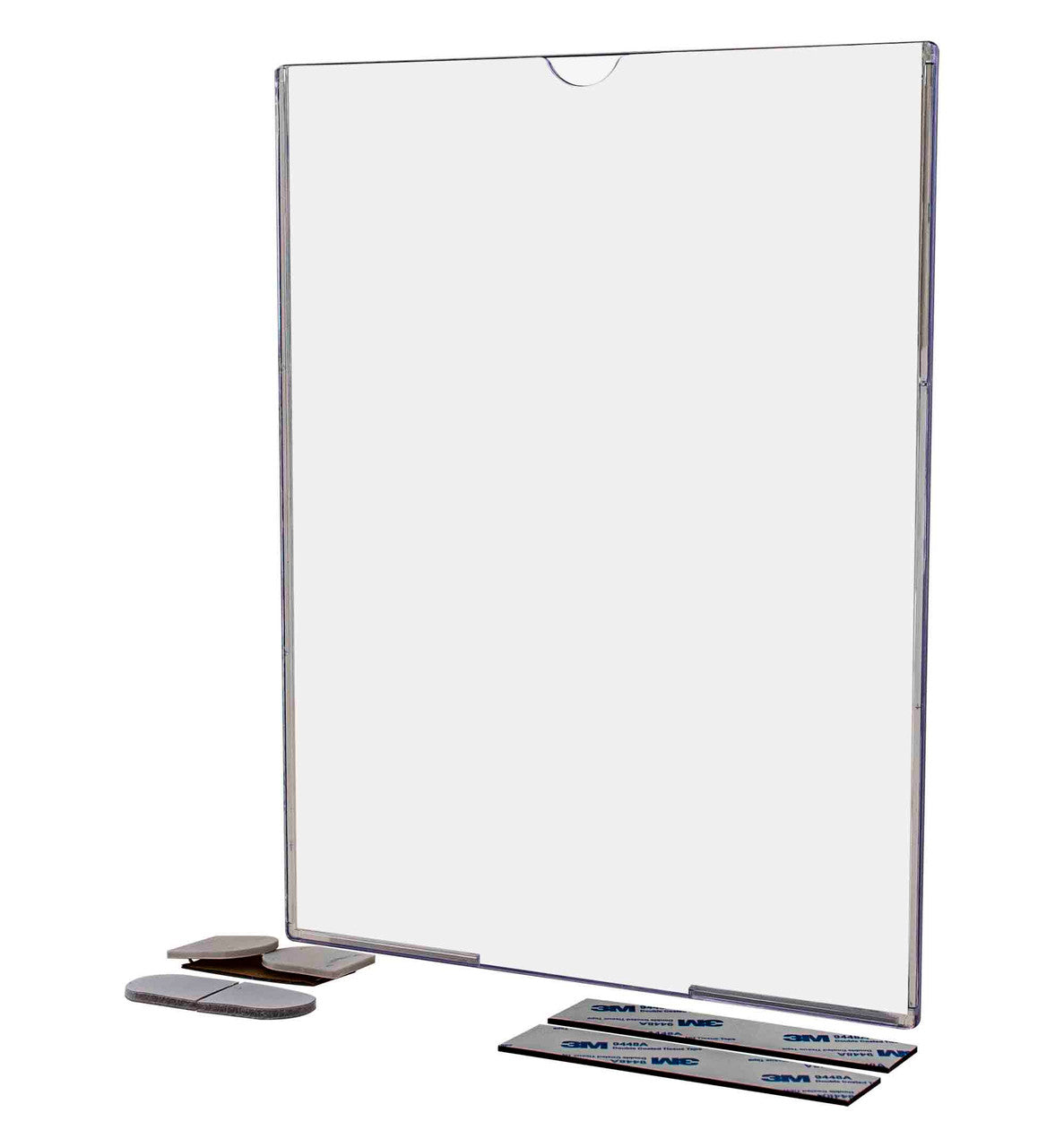 8.5"W x 11"H TRU-VU® Sign Holder with Magnets and Velcro