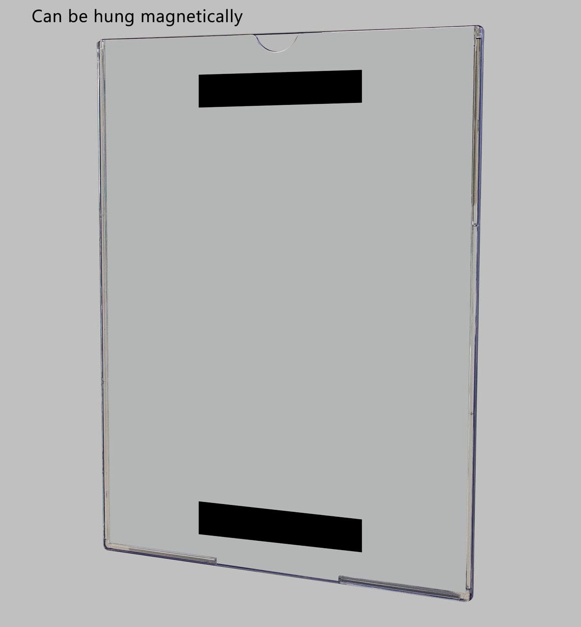 8.5"W x 11"H TRU-VU® Sign Holder with Magnets and Velcro