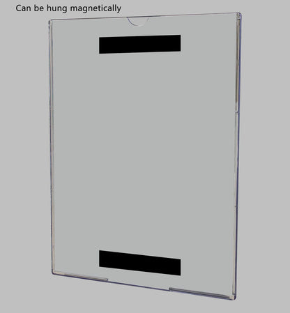 8.5"W x 11"H TRU-VU® Sign Holder with Magnets and Velcro