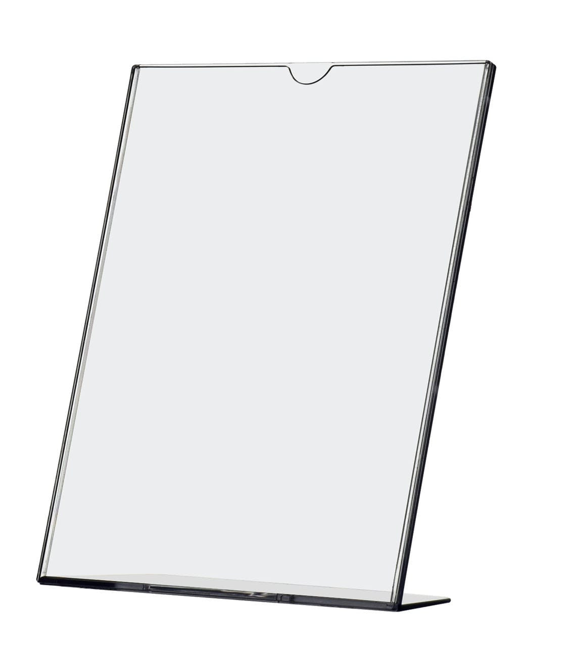 8"W x 10"H Sign Holder TRU-VU® Top Load Table Tent Wide Base