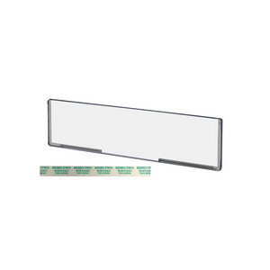 8.5"W x 2"H Name Plate Sign Holder with Double Sided Tape