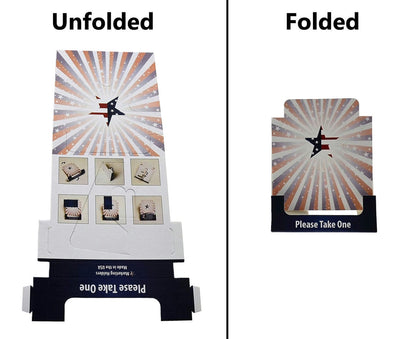 Bulletin Board Business Card Display for Event Pack of 10