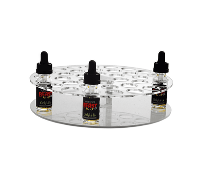 9"W Rotating Lipstick Holder Spin Display Essential Oil Organizer