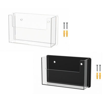 Wall Single Pocket Postcard Holder for 6"W Advertising Literature