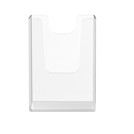 Vertical Business Card Holder Extra Capacity Tall Deep Acrylic