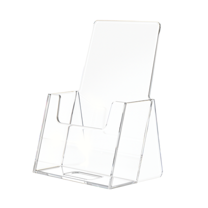 Vertical Business Card Holder Countertop Plastic Display Stand