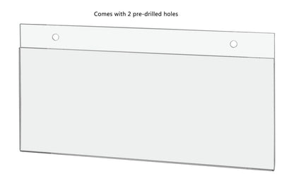 10"W x 4"H Wall Sign Holder with Hanging Hardware