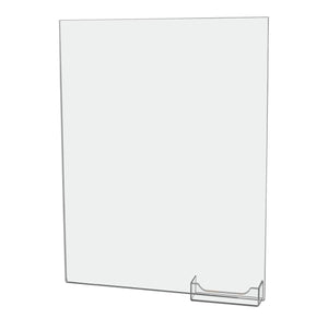 Sign Holder 11"W x 14"H Display Sleeve with Business Card Pocket