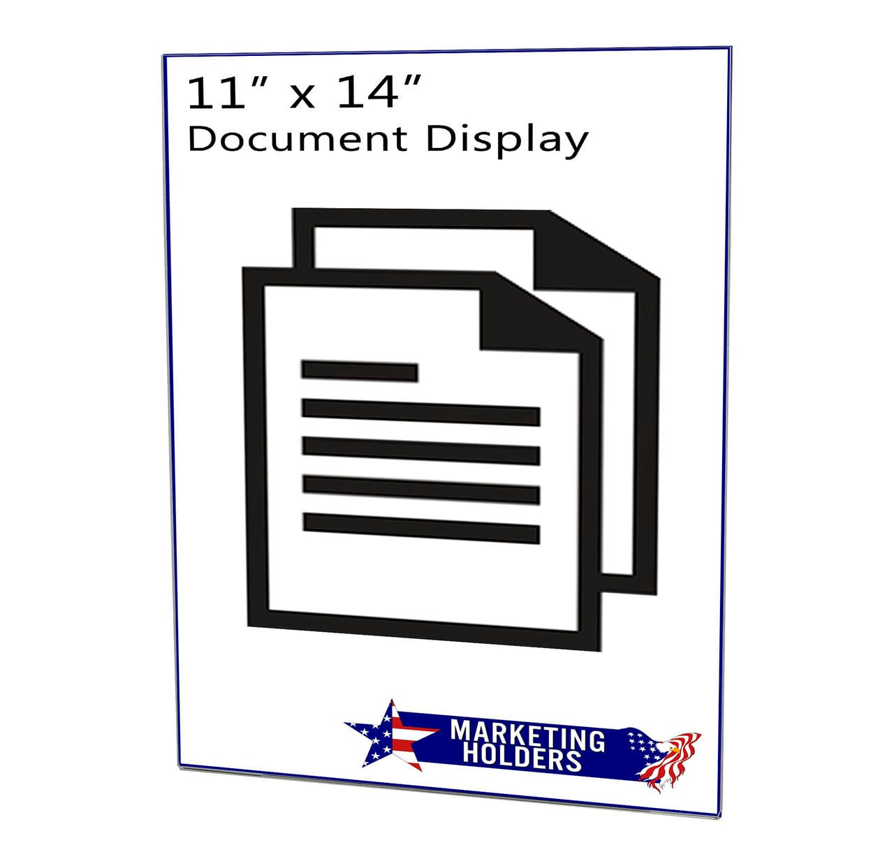11"W x 14"H Wall Sign Holder with Double Sided Tape