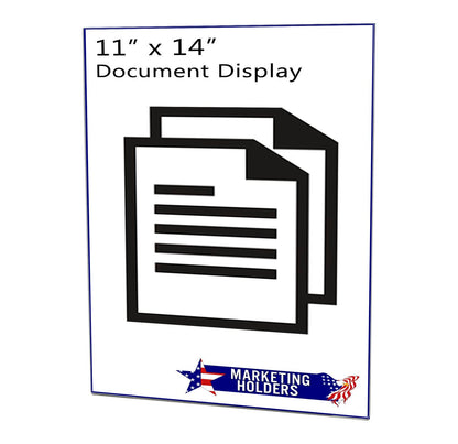 11"W x 14"H Wall Sign Holder with Double Sided Tape