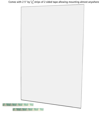11"W x 17"H Wall Sign Holder with Double Sided Tape