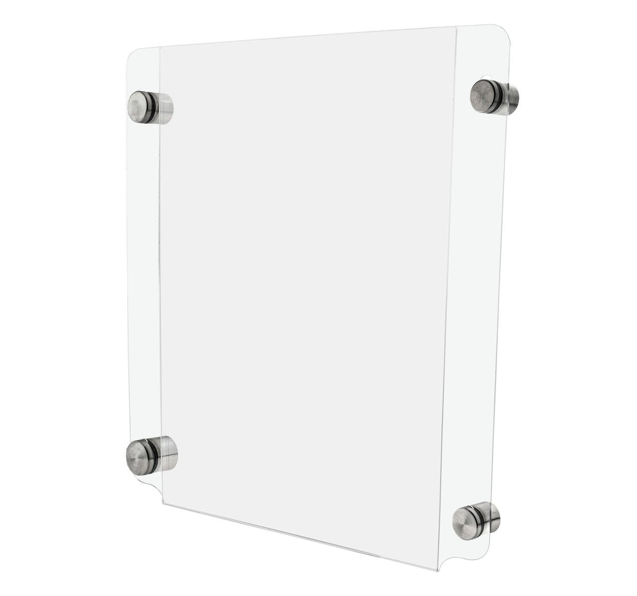 11"W x 17"H Sign Holder with Standoffs Photo Literature