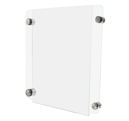 11"W x 17"H Sign Holder with Standoffs Photo Literature