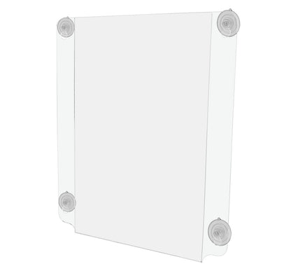 11"W x 17"H Window Sign Holder Double Sided with Suction Cups