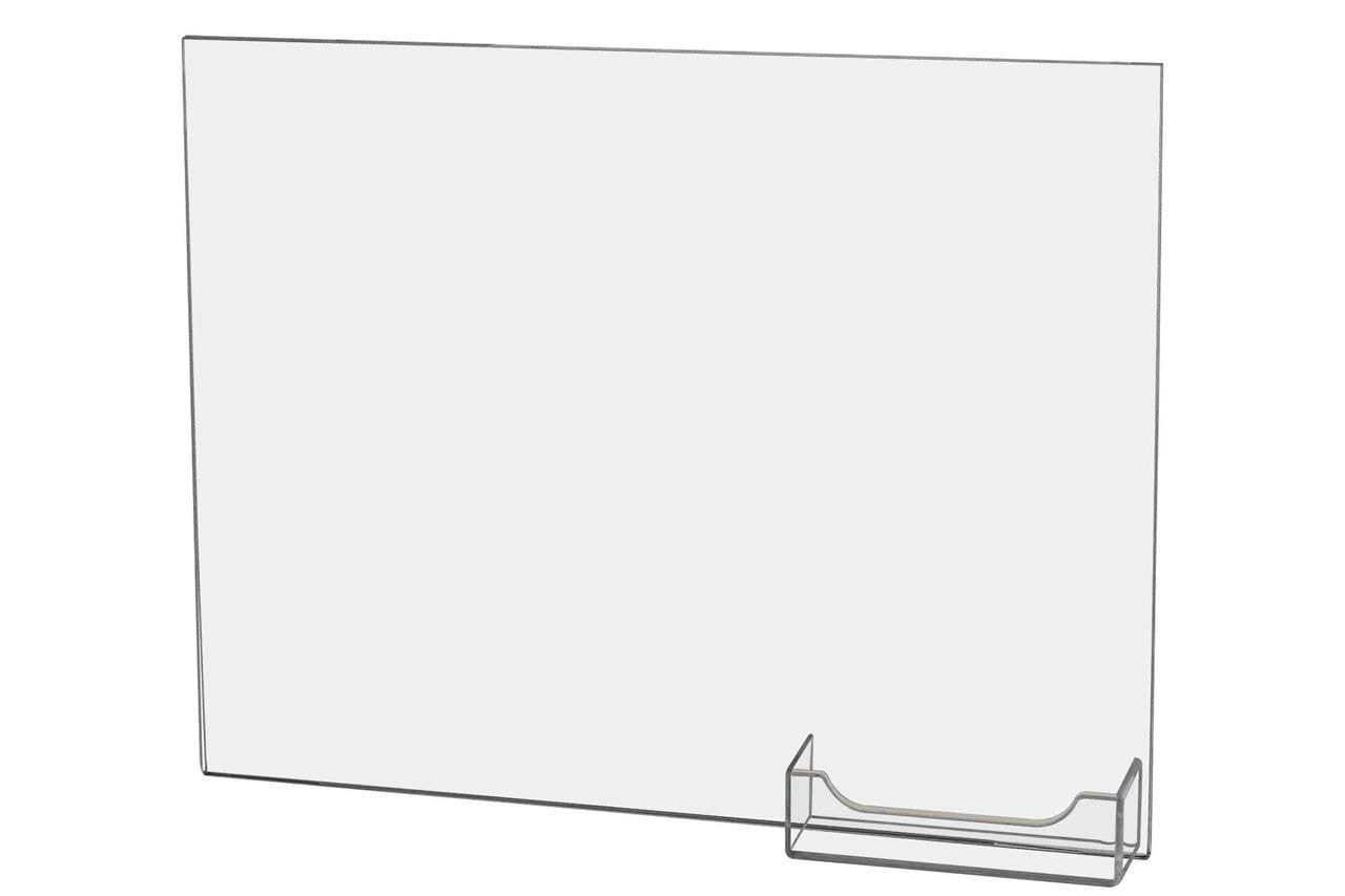 11"W x 8.5"H Wall Sign Holder with Business Card Pocket and Tape