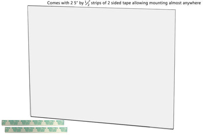 11"W x 8.5"H Wall Sign Holder with Double Sided Tape