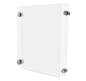 12"W x 18"H Sign Holder with Standoffs Flyer Poster Frame