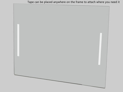 14"W x 11"H Wall Sign Holder with Double Sided Tape