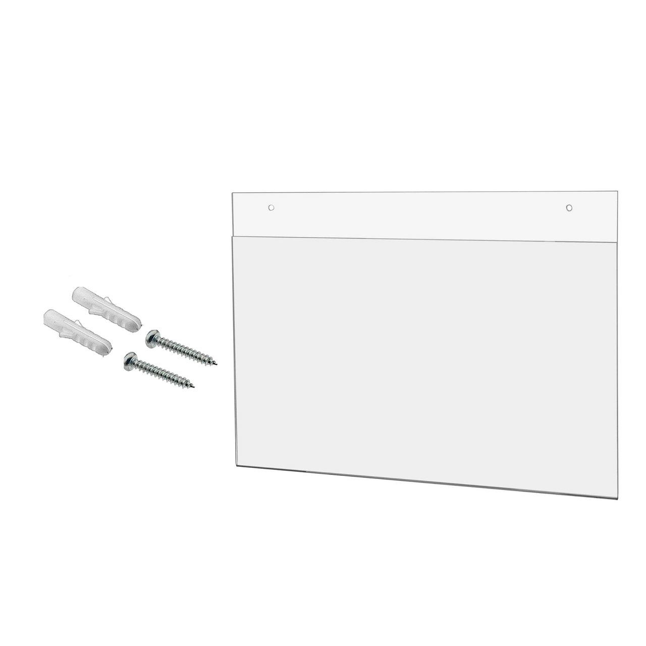 14"W x 8.5"H Wall Sign Holder with Hanging Hardware