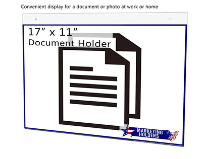 17"W x 11"H Wall Sign Holder with Hanging Hardware