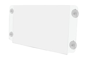 17"W x 11"H Window Poster Holder Double Sided with Suction Cups