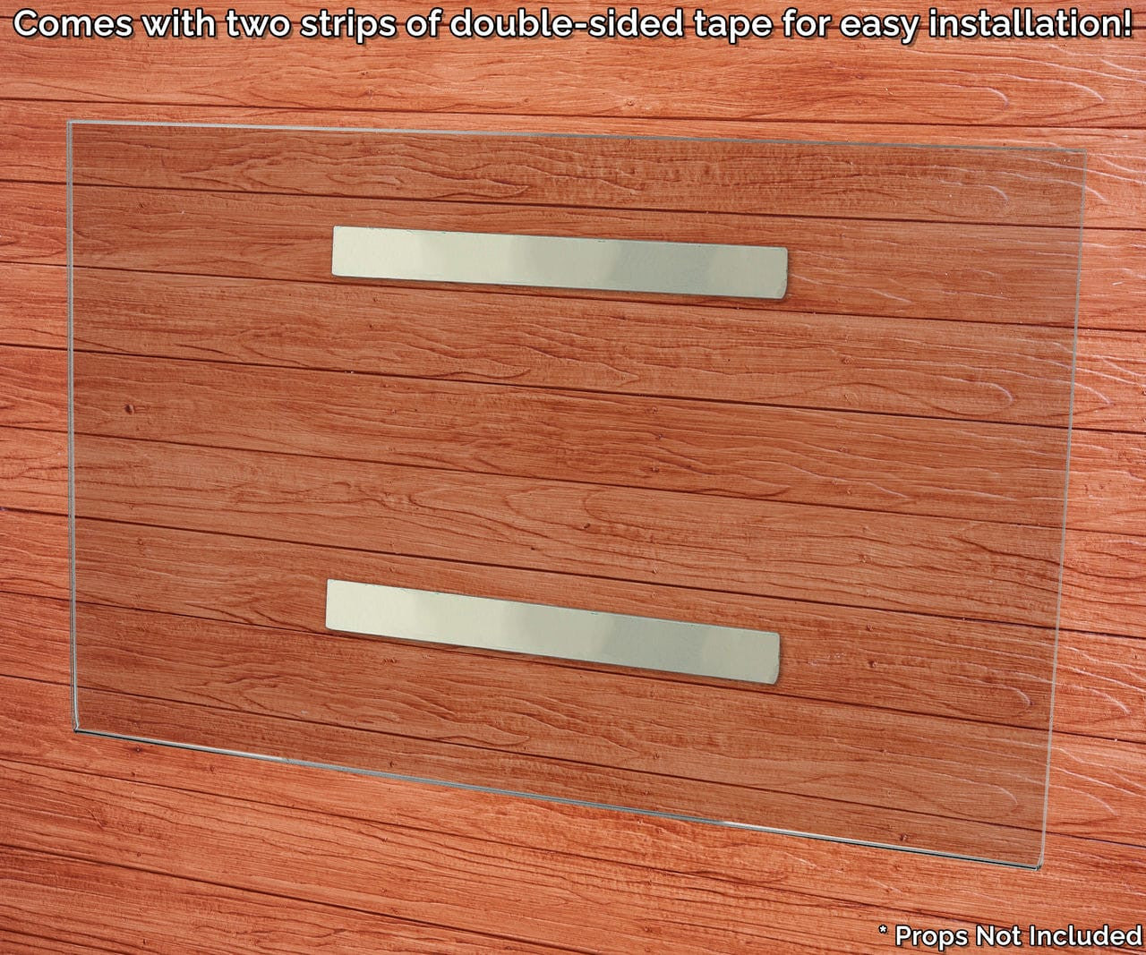 18"W x 12"H Wall Sign Poster Holder with Double Sided Tape