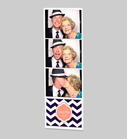 Photo Booth Strip Display 2"W x 6"H Vertical Small Sign Holder