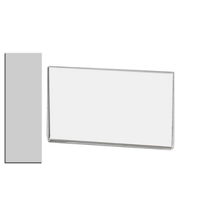 Magnetic Single Business Card Holder 3.5"W x 2"H Small Sign Holder