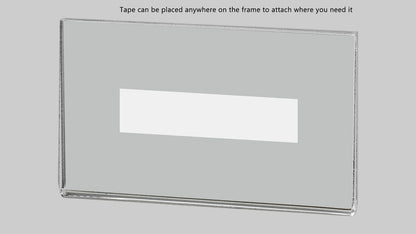 Single Business Card Holder 3.5"W x 2"H Small Sign Holder