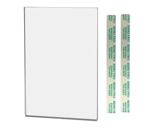 4"W x 6"H Wall Sign Holder with Double Sided Tape