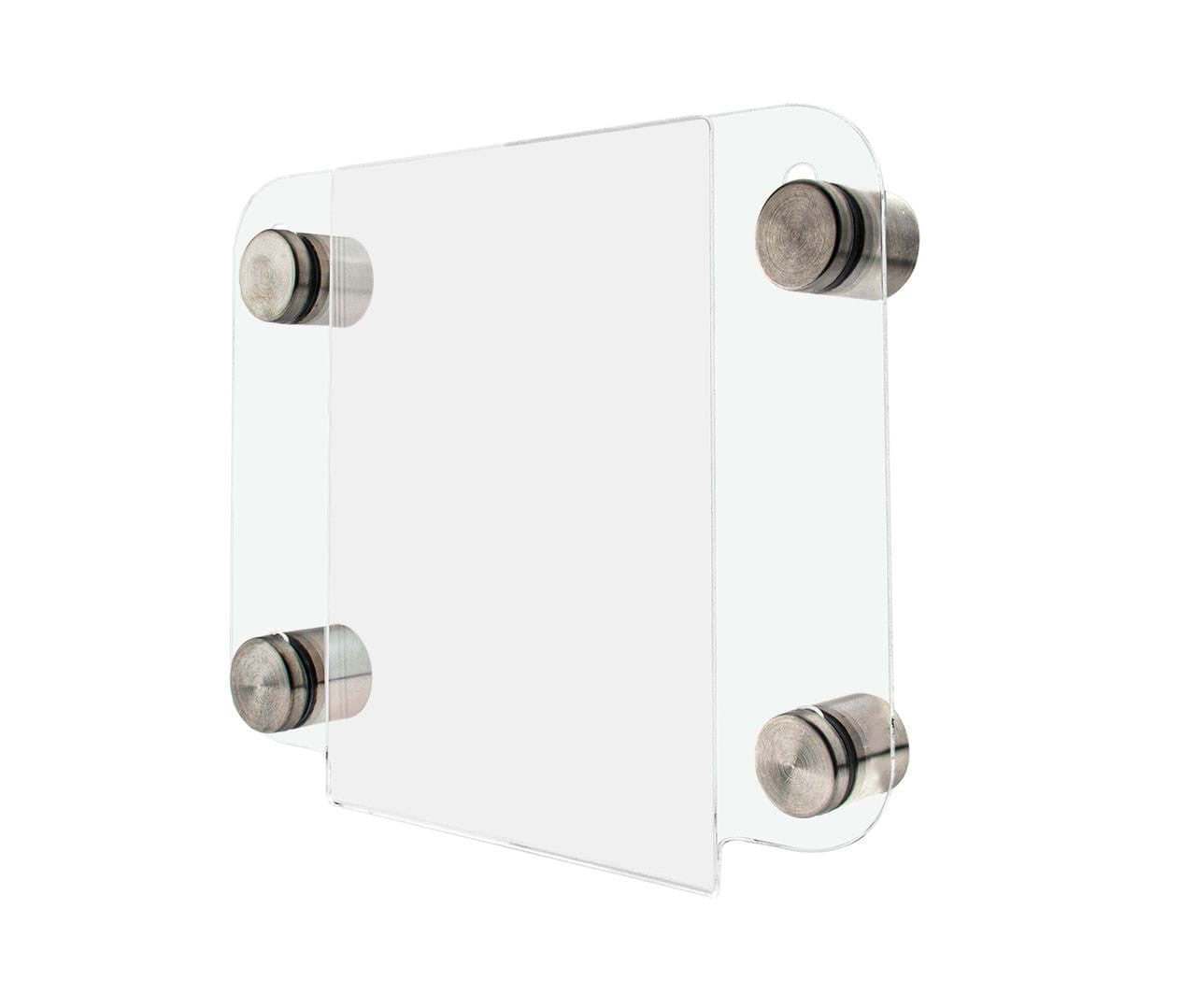 4"W x 6"H Small Image Display Retail Sign Holder with Standoffs