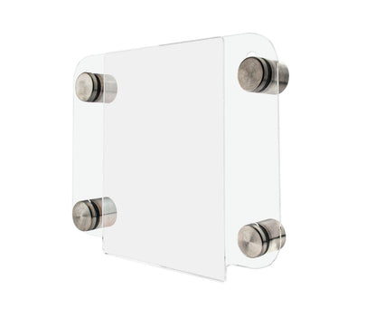 4"W x 6"H Small Image Display Retail Sign Holder with Standoffs