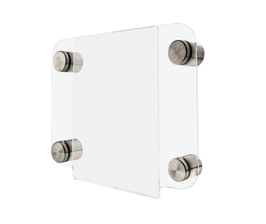 4"W x 6"H Small Image Display Retail Sign Holder with Standoffs