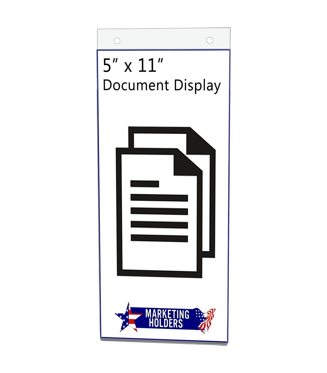 5"W x 11"H Lobby Sign Frame Wall Mount Office Information Display