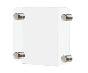 5.5"W x 8.5"H Graphic Image Sign Holder Frame with Standoffs