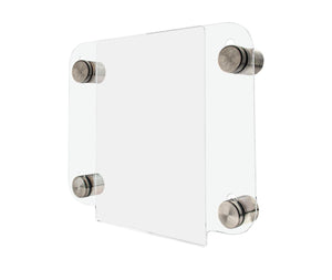 5"W x 7"H Image Display Sign Holder with Standoffs Wall Frame