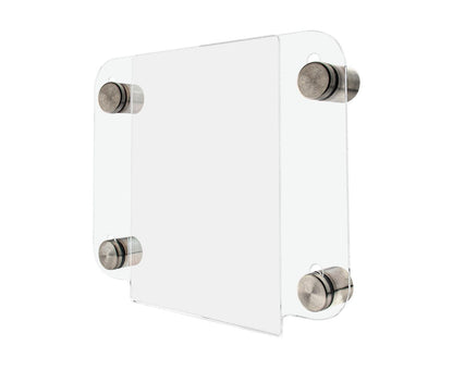 5"W x 7"H Image Display Sign Holder with Standoffs Wall Frame