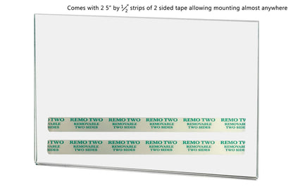 6"W x 4"H Wall Sign Holder with Double Sided Tape
