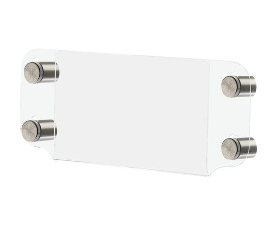 6"W x 4"H Sign Holder with Standoffs Flyer Photo Frame