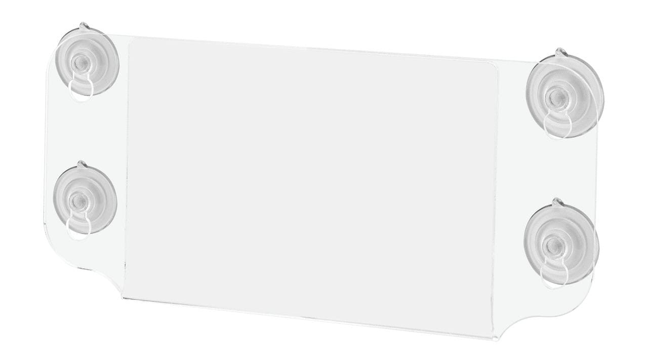 6"W x 4"H Window Sign Holder Double Sided with Suction Cups